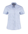 Women's corporate Oxford blouse short-sleeved (tailored fit)