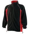 Piped microfleece jacket