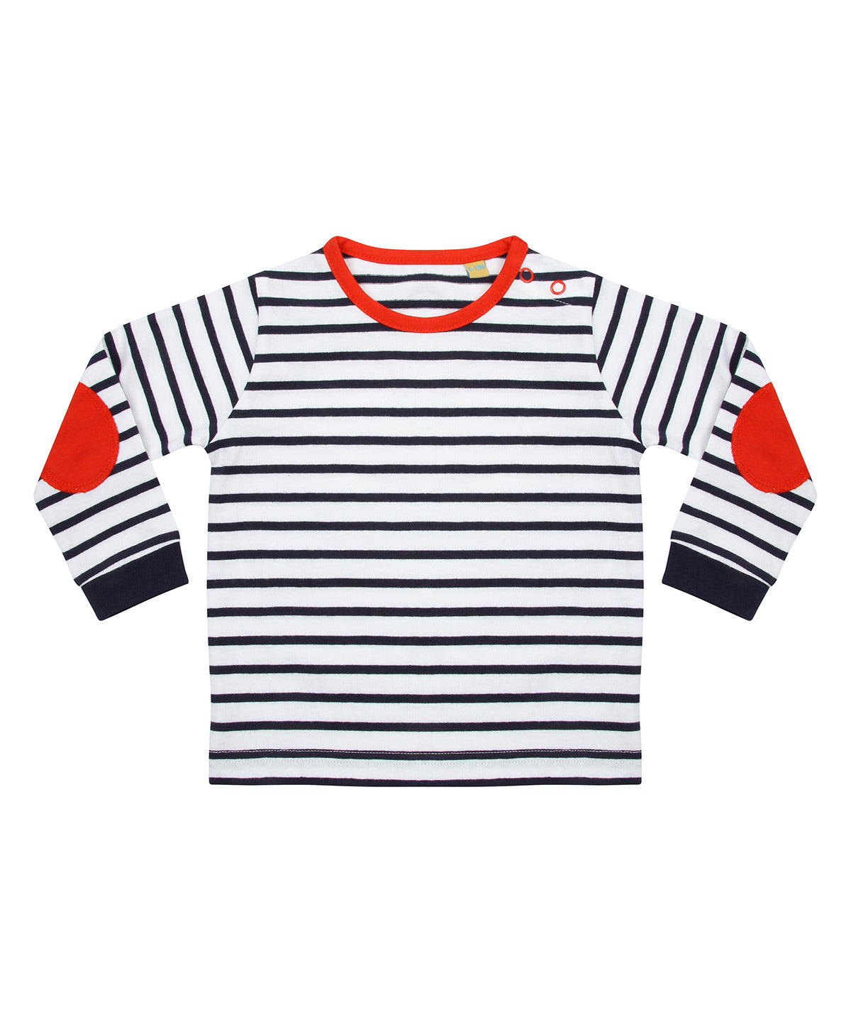 Striped long-sleeved t-shirt