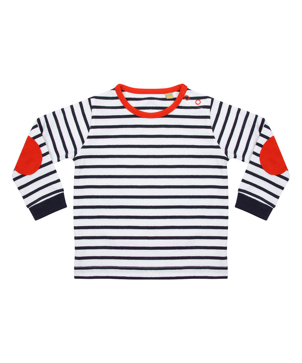 Striped long-sleeved t-shirt