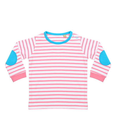 Striped long-sleeved t-shirt