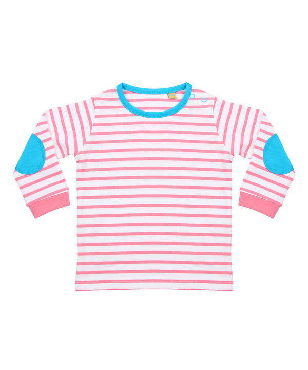 Striped long-sleeved t-shirt