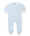 Contrast long sleeve sleepsuit