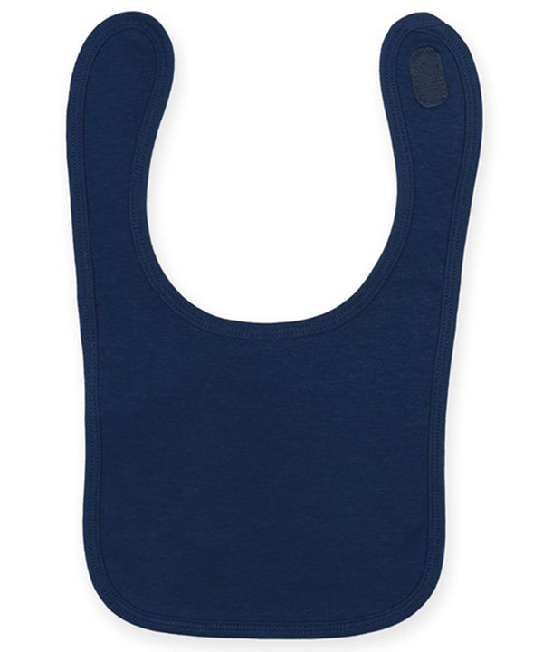 Plain and contrast bib