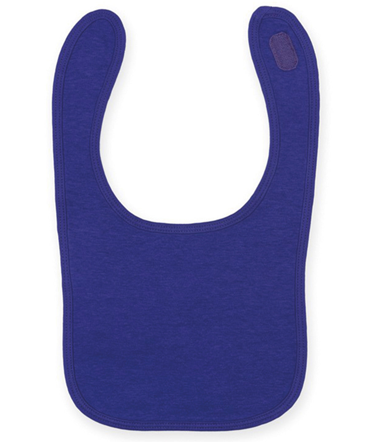 Plain and contrast bib