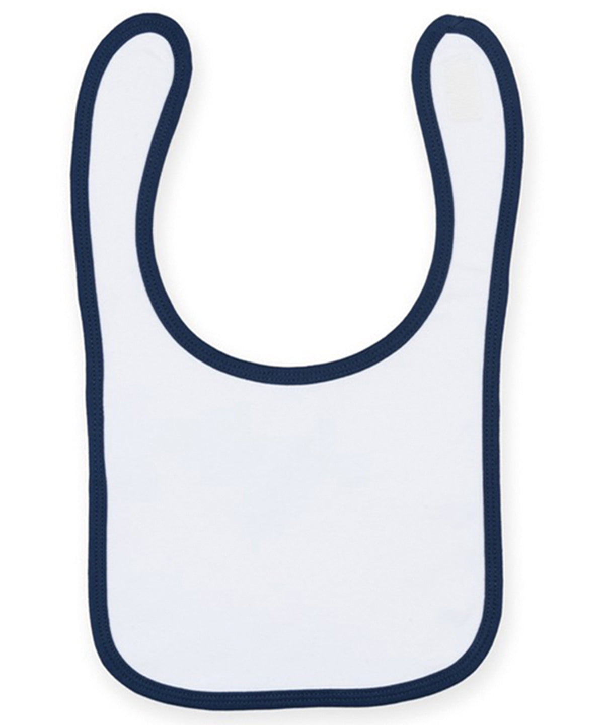 Plain and contrast bib