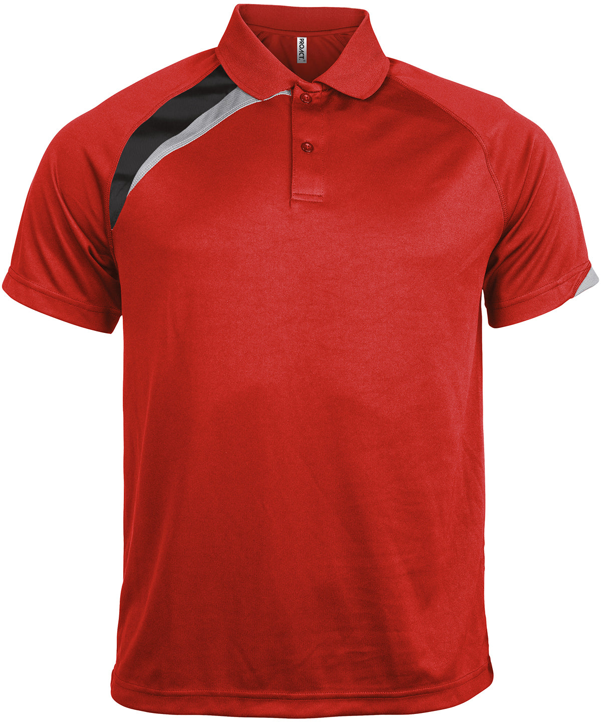 Adults' short-sleeved sports polo shirt