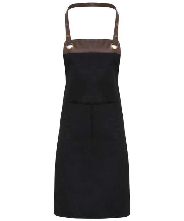 Espresso bib apron