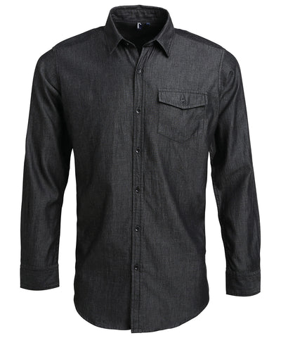 Jeans stitch denim shirt