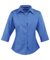 Women's ¾ sleeve poplin blouse