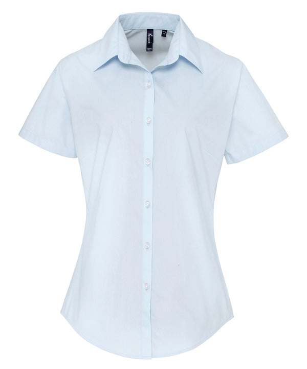 Women's supreme poplin short sleeve shirt