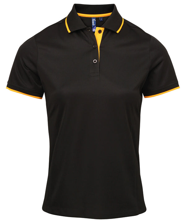 Women's contrast Coolchecker® polo