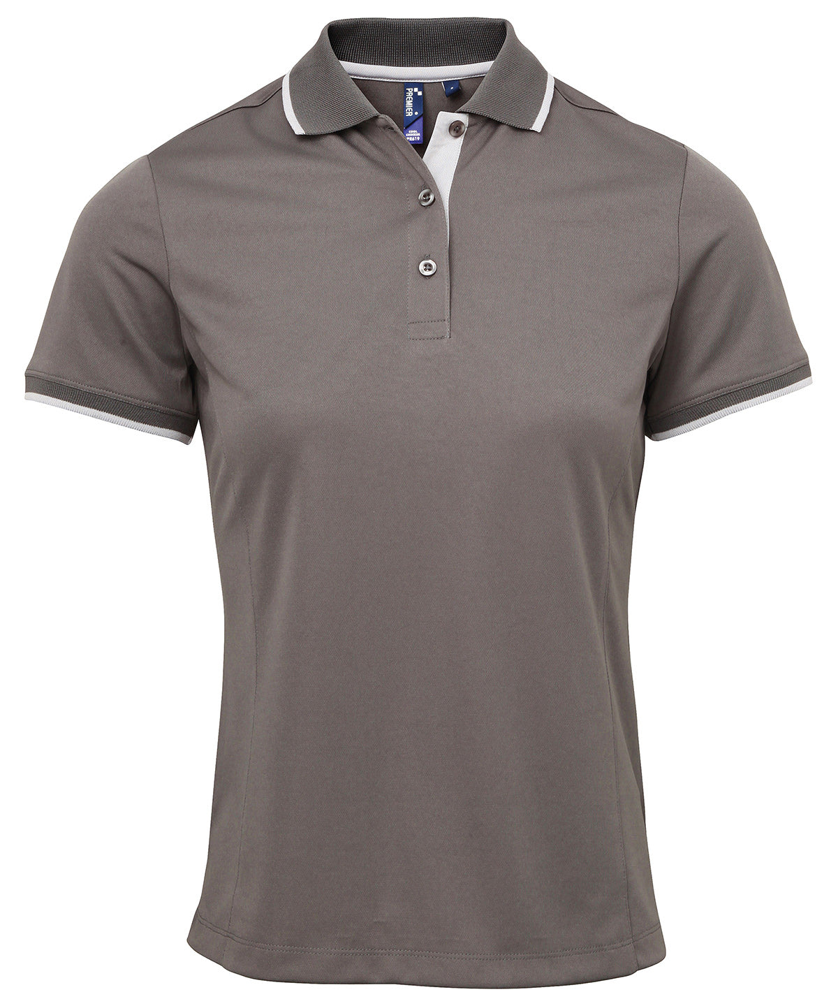 Women's contrast Coolchecker® polo