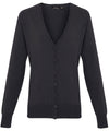 Women's button-through knitted cardigan