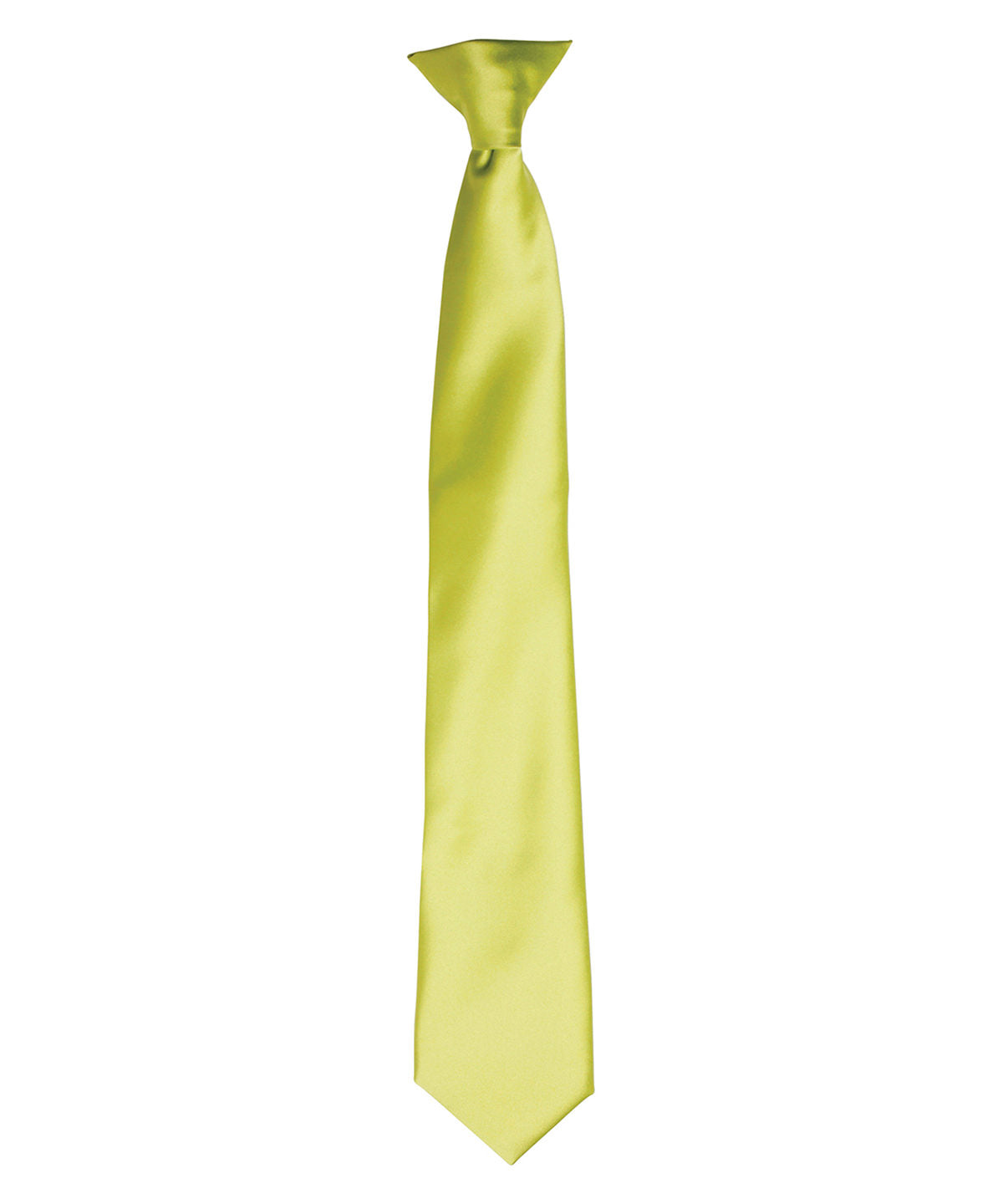 'Colours' satin clip tie