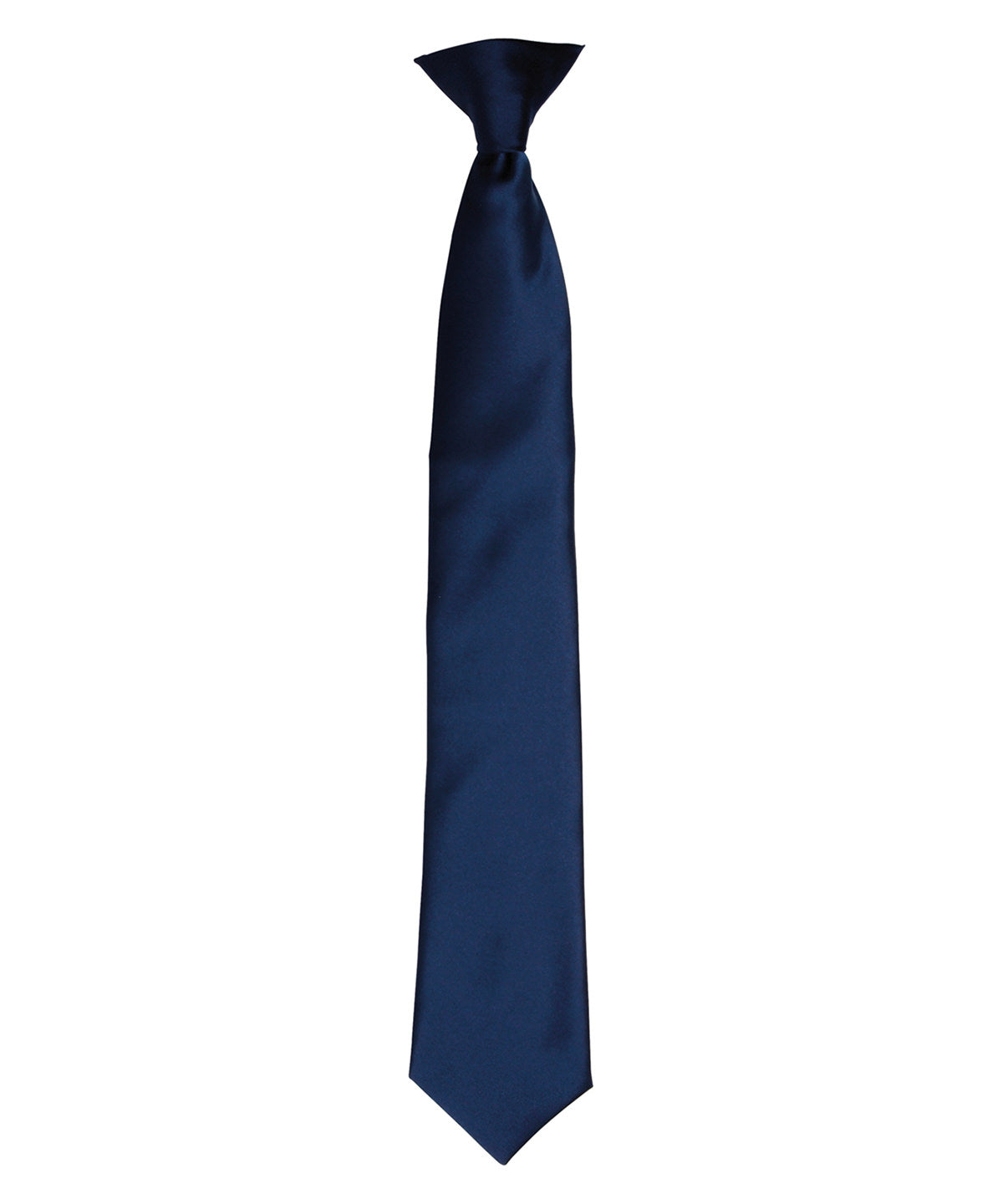 'Colours' satin clip tie