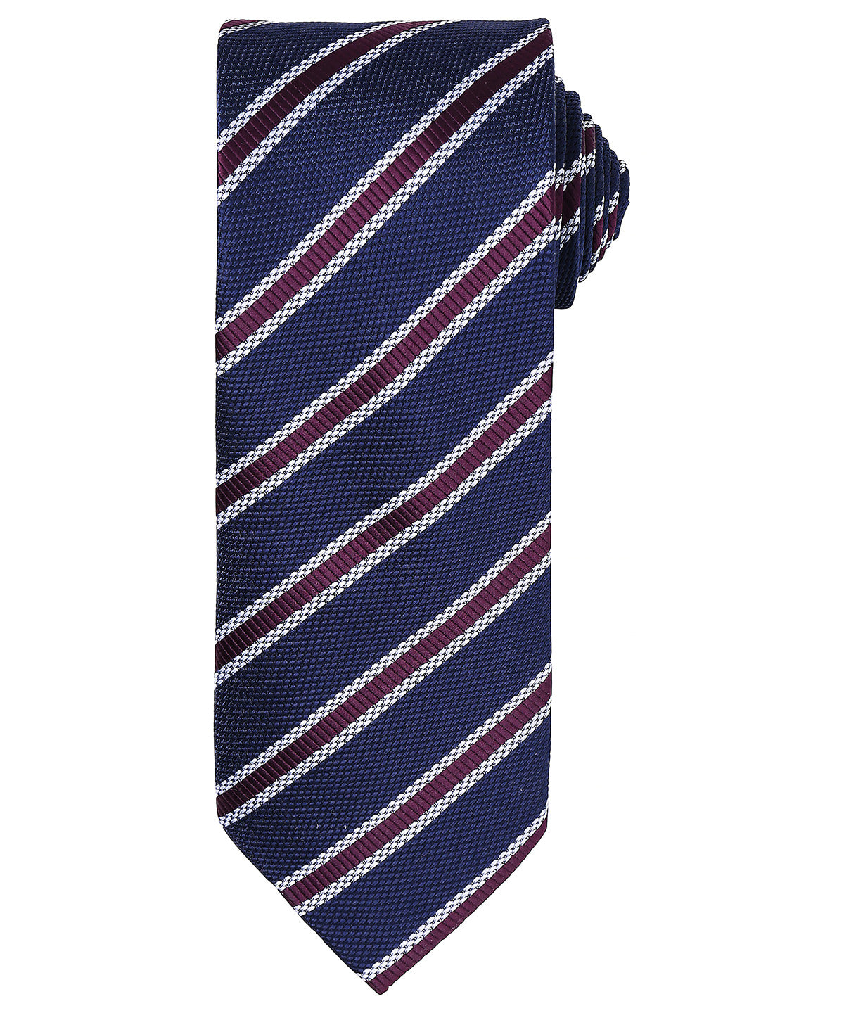 Waffle stripe tie