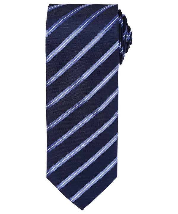 Sports stripe tie