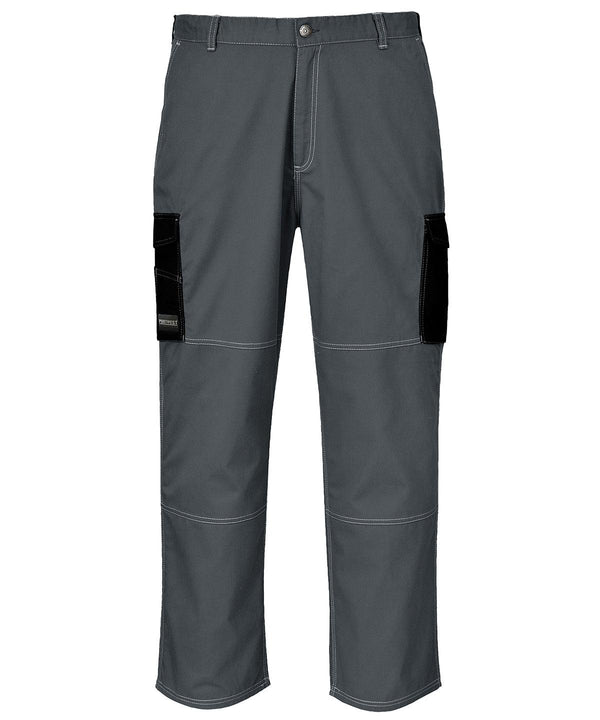 Zoom Grey - Carbon trousers (KS11) Trousers Portwest Trousers & Shorts, Workwear Schoolwear Centres