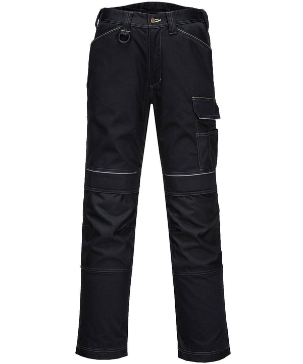 Black - PW3 work trousers (T601) regular fit Trousers Portwest Technical Workwear, Trousers & Shorts, Workwear Schoolwear Centres