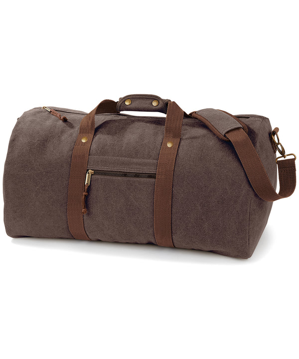 Vintage canvas holdall