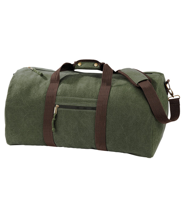 Vintage canvas holdall