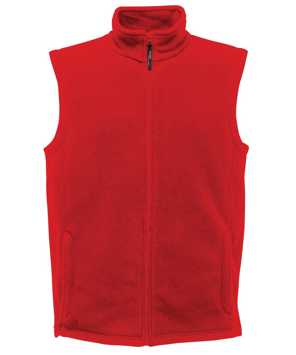 Classic Red - Microfleece bodywarmer Body Warmers Regatta Professional Gilets and Bodywarmers, Jackets & Coats, Jackets - Fleece, Workwear Schoolwear Centres