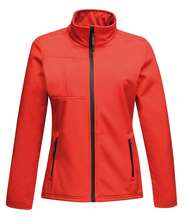 Classic Red/Black - Women's Octagon II printable 3-layer membrane softshell Jackets Regatta Professional Jackets & Coats, Must Haves, Plus Sizes, Softshells Schoolwear Centres