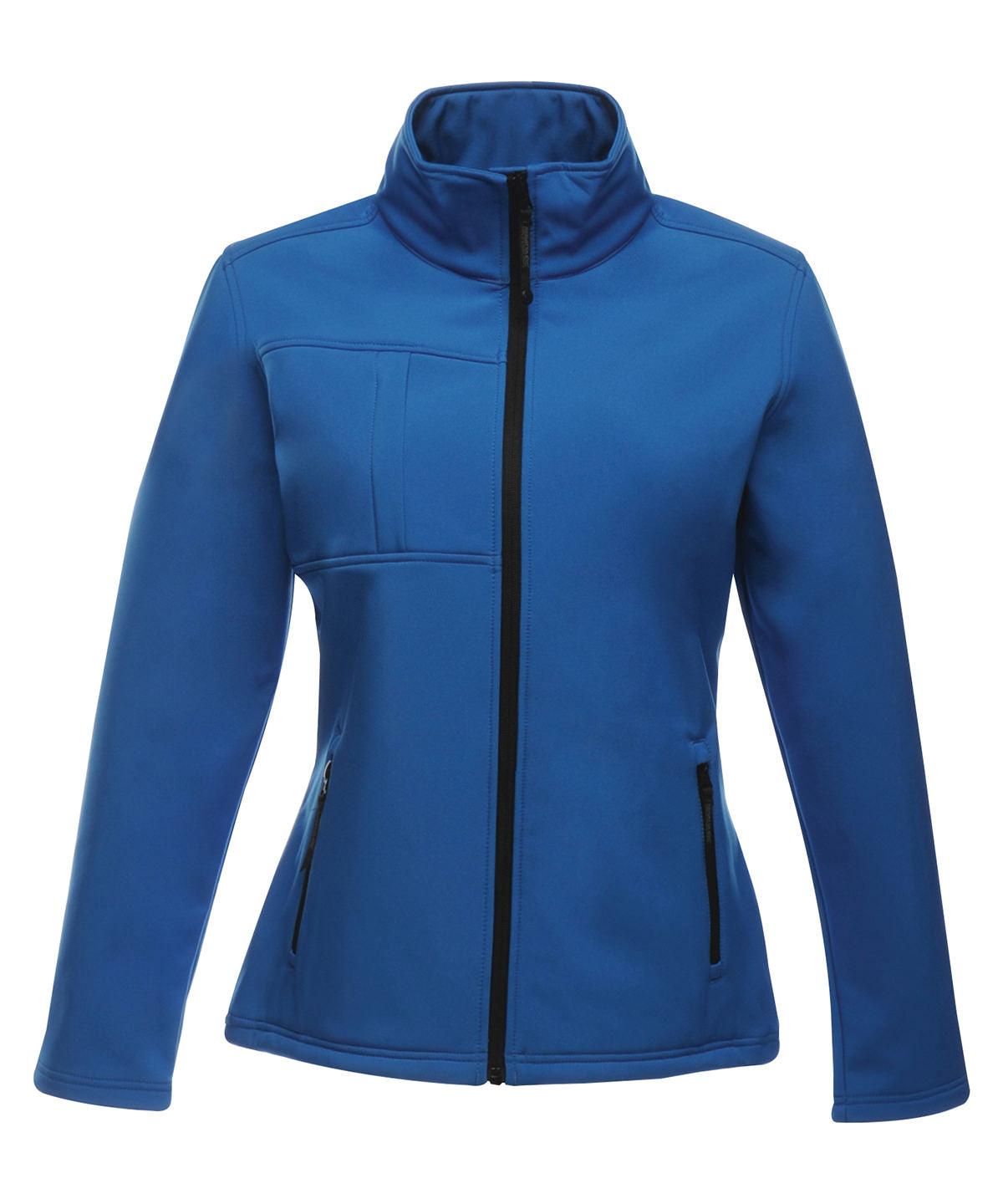 Oxford Blue/Black - Women's Octagon II printable 3-layer membrane softshell Jackets Regatta Professional Jackets & Coats, Must Haves, Plus Sizes, Softshells Schoolwear Centres