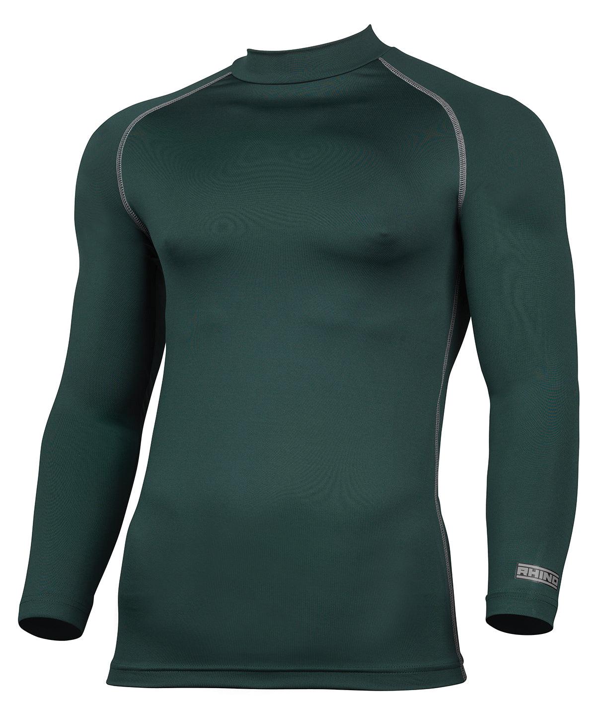 Bottle Green - Rhino baselayer long sleeve Baselayers Rhino Baselayers, Must Haves, Outdoor Sports, Plus Sizes Schoolwear Centres