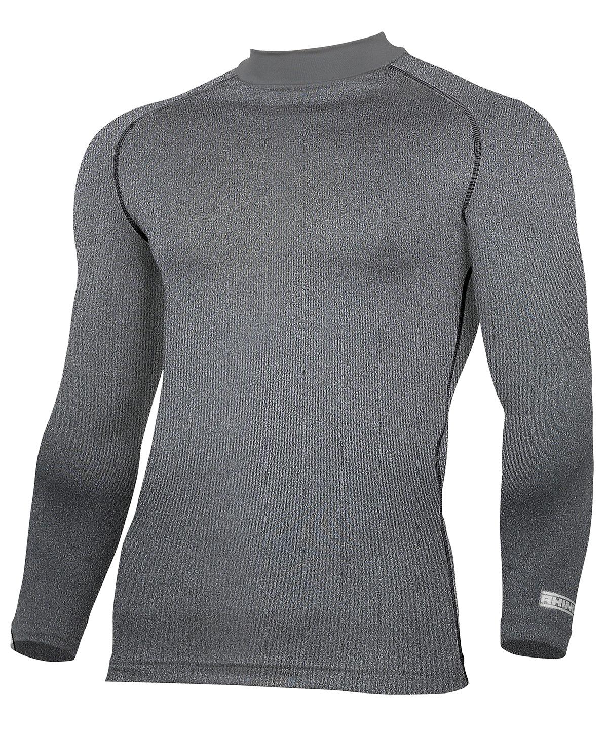 Heather Grey - Rhino baselayer long sleeve Baselayers Rhino Baselayers, Must Haves, Outdoor Sports, Plus Sizes Schoolwear Centres