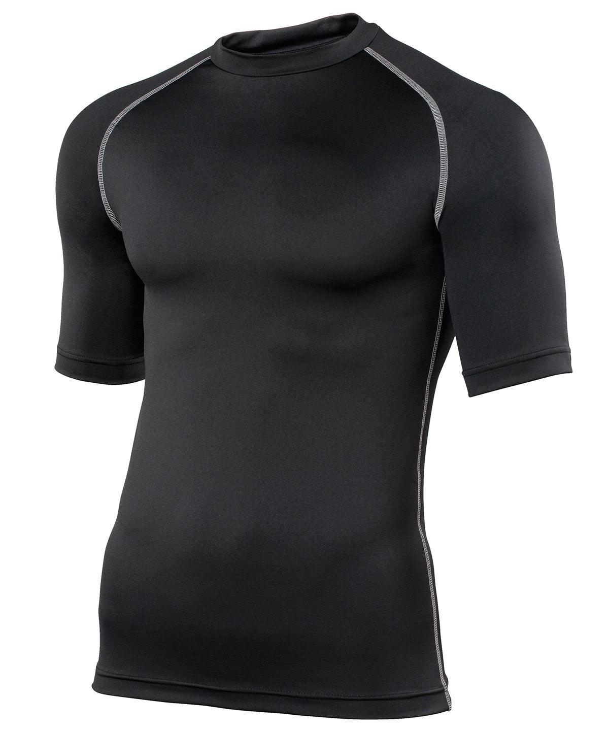 Black - Rhino baselayer short sleeve Baselayers Rhino Baselayers, Must Haves, Outdoor Sports, Sports & Leisure, Team Sportswear Schoolwear Centres