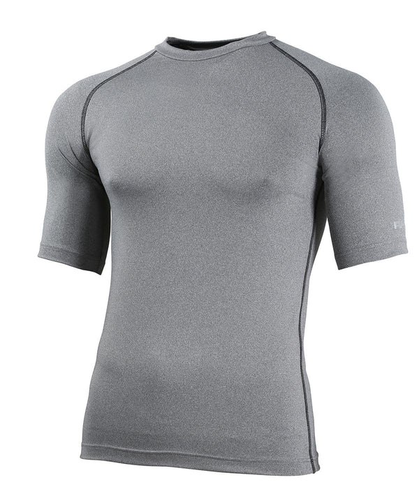 Heather Grey - Rhino baselayer short sleeve Baselayers Rhino Baselayers, Must Haves, Outdoor Sports, Sports & Leisure, Team Sportswear Schoolwear Centres