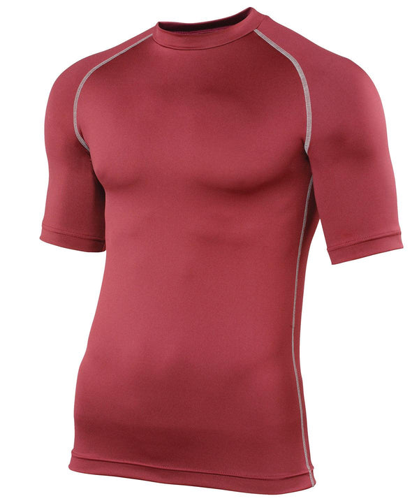 Maroon - Rhino baselayer short sleeve Baselayers Rhino Baselayers, Must Haves, Outdoor Sports, Sports & Leisure, Team Sportswear Schoolwear Centres