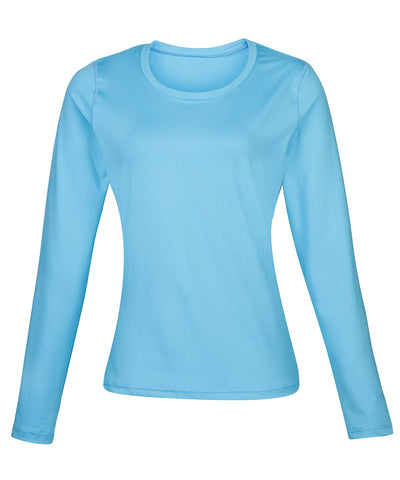 Light Blue - Women's Rhino baselayer long sleeve Baselayers Rhino Baselayers, Must Haves, Outdoor Sports, Rebrandable Schoolwear Centres