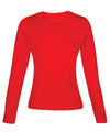 Red - Women's Rhino baselayer long sleeve Baselayers Rhino Baselayers, Must Haves, Outdoor Sports, Rebrandable Schoolwear Centres