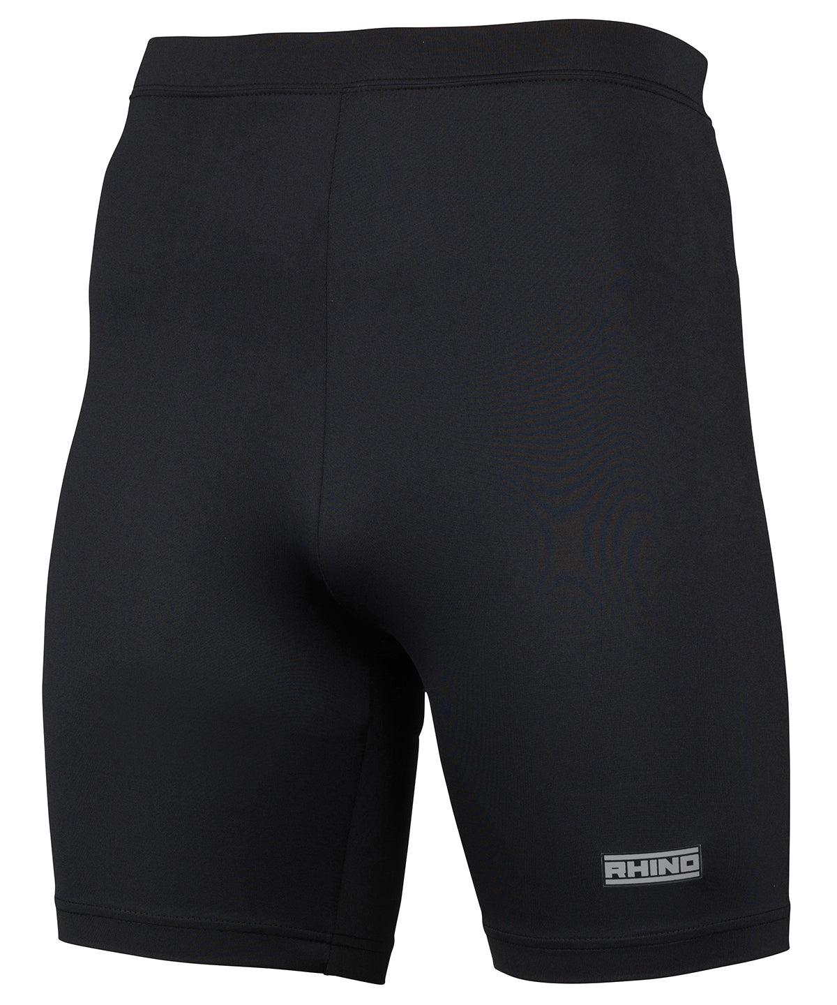 Black - Rhino baselayer shorts Baselayers Rhino Baselayers, Raladeal - Recently Added, Sports & Leisure, Team Sportswear Schoolwear Centres