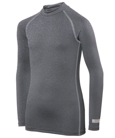 Heather Grey - Rhino baselayer long sleeve - juniors Baselayers Rhino Back to Education, Baselayers, Junior, Must Haves, Sports & Leisure Schoolwear Centres