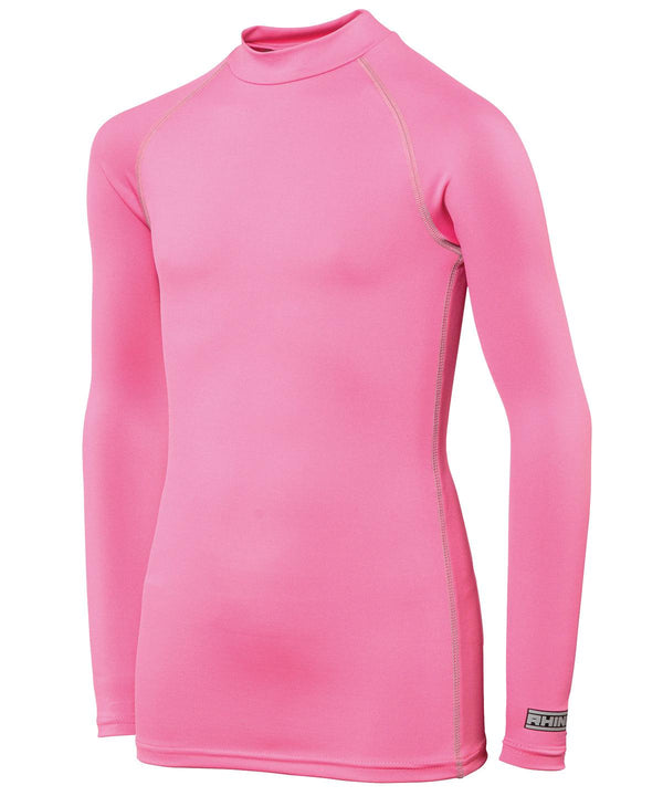 Pink - Rhino baselayer long sleeve - juniors Baselayers Rhino Back to Education, Baselayers, Junior, Must Haves, Sports & Leisure Schoolwear Centres