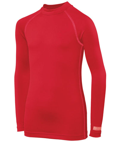 Red - Rhino baselayer long sleeve - juniors Baselayers Rhino Back to Education, Baselayers, Junior, Must Haves, Sports & Leisure Schoolwear Centres