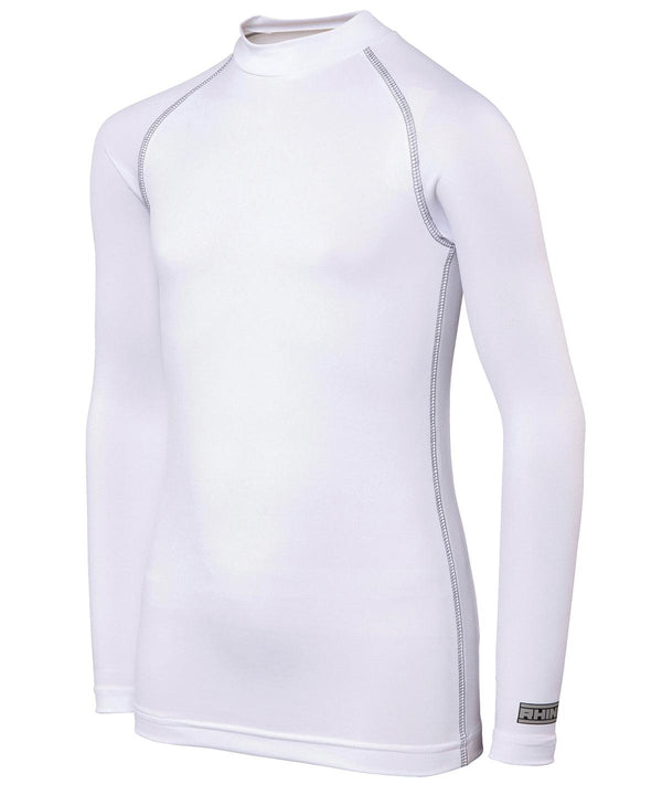 White - Rhino baselayer long sleeve - juniors Baselayers Rhino Back to Education, Baselayers, Junior, Must Haves, Sports & Leisure Schoolwear Centres