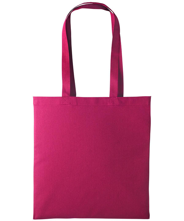 Cranberry - Cotton shopper long handle Bags Nutshell® Bags & Luggage, Crafting, Must Haves, Perfect for DTG print Schoolwear Centres