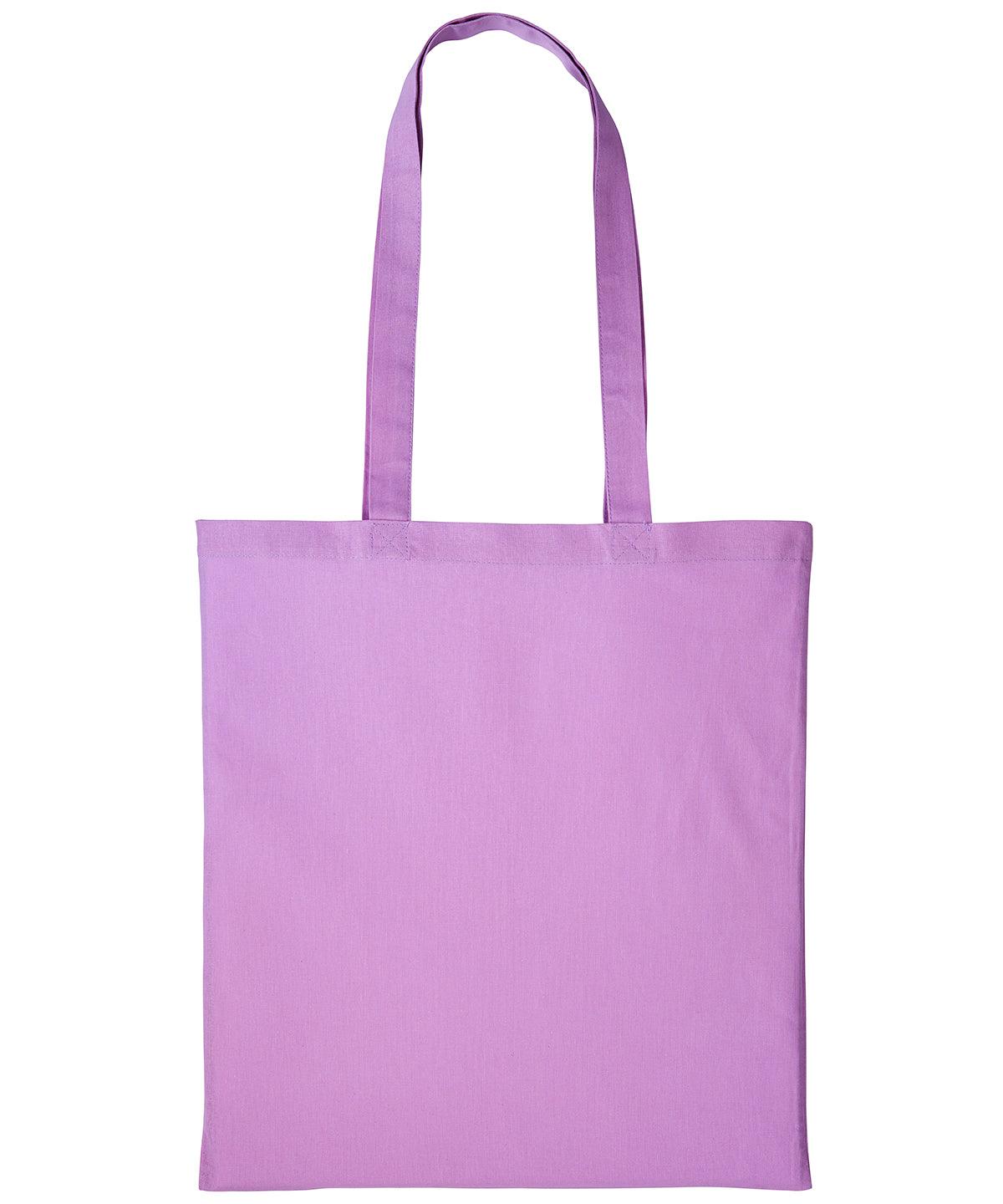 Lavender - Cotton shopper long handle Bags Nutshell® Bags & Luggage, Crafting, Must Haves, Perfect for DTG print Schoolwear Centres