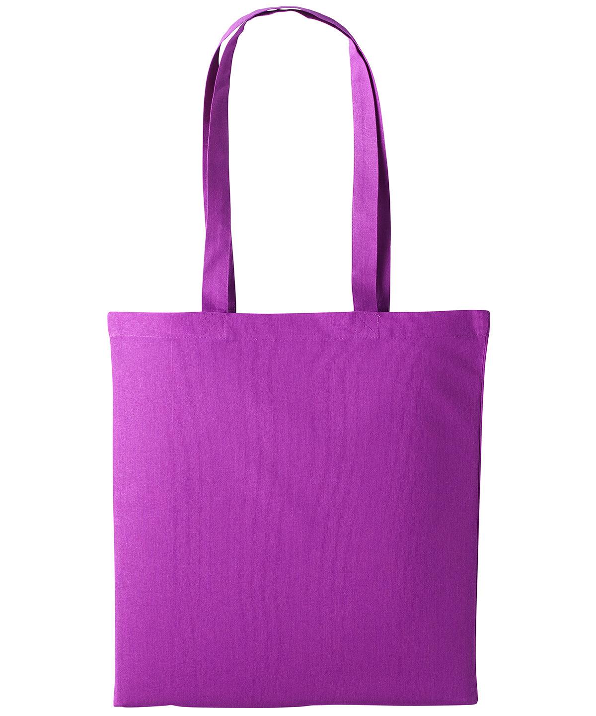 Magenta - Cotton shopper long handle Bags Nutshell® Bags & Luggage, Crafting, Must Haves, Perfect for DTG print Schoolwear Centres