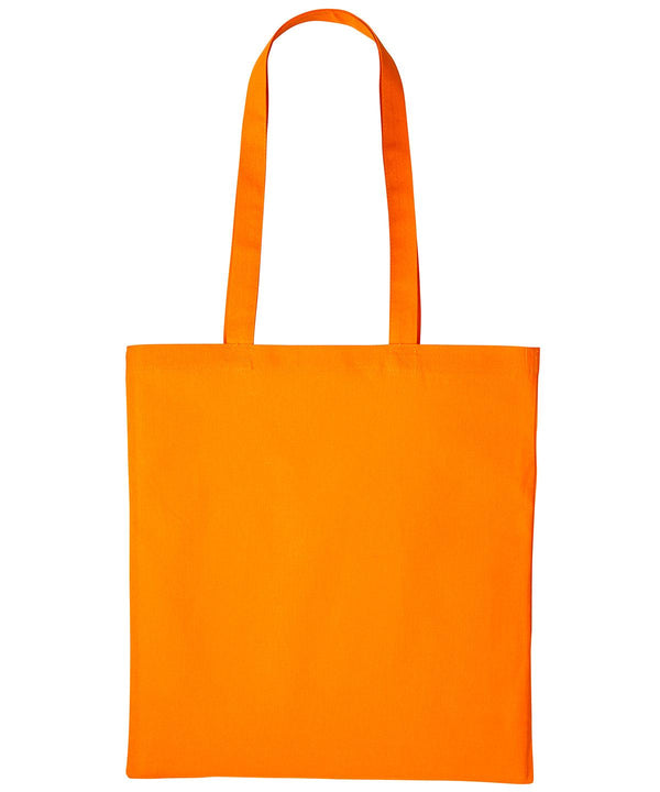 Orange - Cotton shopper long handle Bags Nutshell® Bags & Luggage, Crafting, Must Haves, Perfect for DTG print Schoolwear Centres