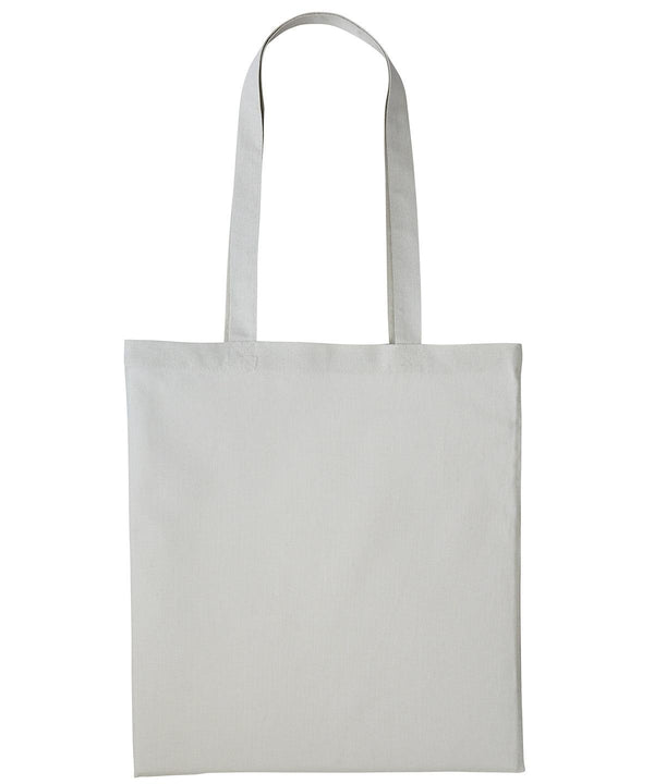 Pastel Grey - Cotton shopper long handle Bags Nutshell® Bags & Luggage, Crafting, Must Haves, Perfect for DTG print Schoolwear Centres