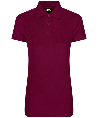 Burgundy - Women's pro polo Polos ProRTX Activewear & Performance, Back to Business, Must Haves, New Colours for 2021, Plus Sizes, Polos & Casual, Rebrandable, Safe to wash at 60 degrees, Workwear Schoolwear Centres