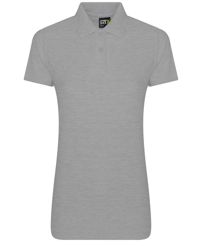 Heather Grey - Women's pro polo Polos ProRTX Activewear & Performance, Back to Business, Must Haves, New Colours for 2021, Plus Sizes, Polos & Casual, Rebrandable, Safe to wash at 60 degrees, Workwear Schoolwear Centres