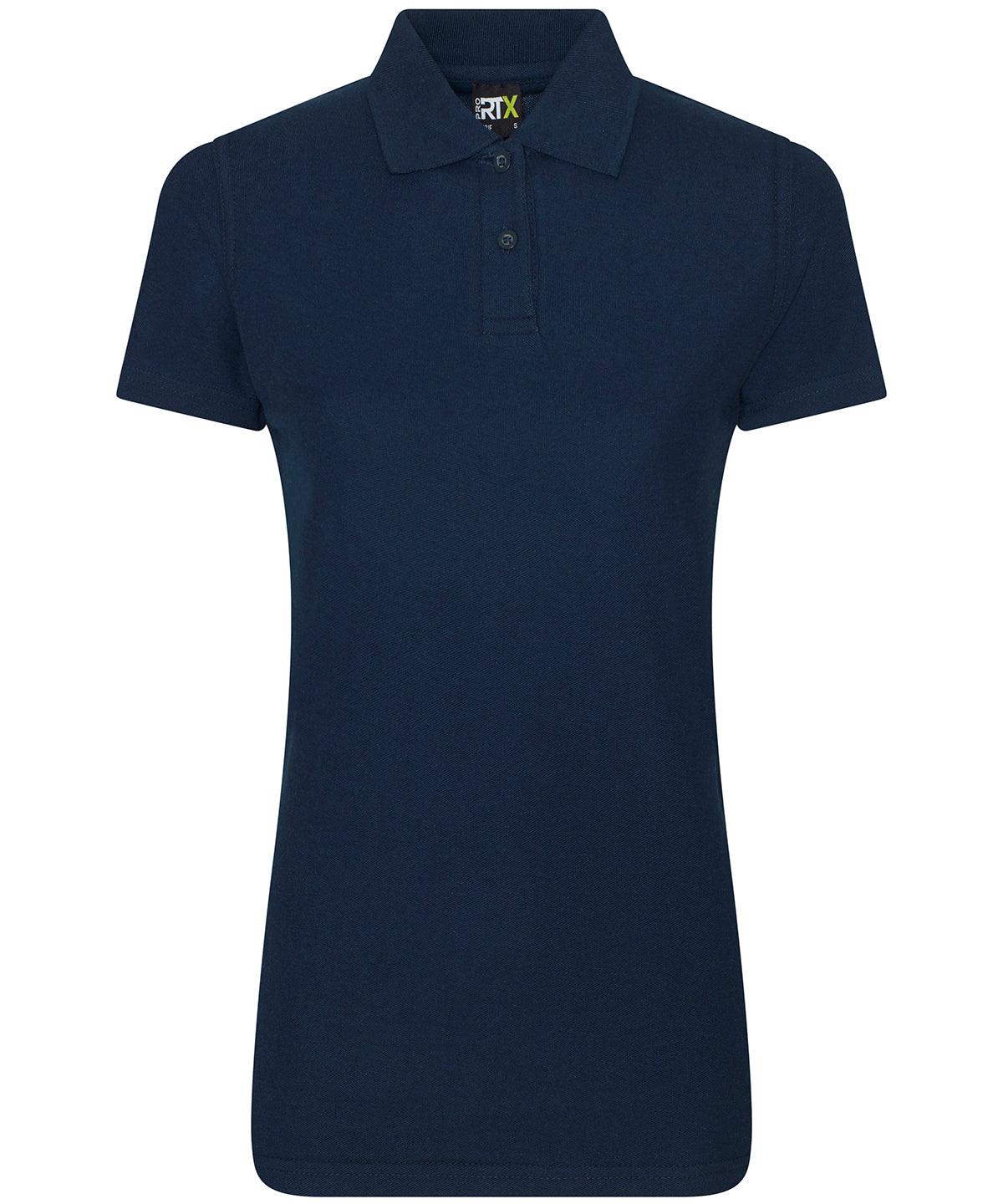 Navy - Women's pro polo Polos ProRTX Activewear & Performance, Back to Business, Must Haves, New Colours for 2021, Plus Sizes, Polos & Casual, Rebrandable, Safe to wash at 60 degrees, Workwear Schoolwear Centres