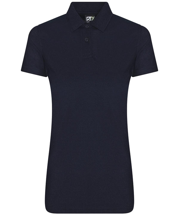 Navy - Women's pro polyester polo Polos ProRTX Activewear & Performance, Back to Business, Must Haves, Polos & Casual, Rebrandable, Safe to wash at 60 degrees, Workwear Schoolwear Centres